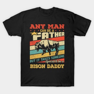 Bison Daddy Father Day T-Shirt